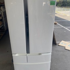 NO B424🌈福岡市内配送設置無料✨🌈NR-FVF453-W 冷蔵庫 ハーモニーホワイト [451L /6ドア /観音開きタイプ] の画像
