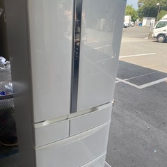 NO B424🌈福岡市内配送設置無料✨🌈NR-FVF453-W 冷蔵庫 ハーモニーホワイト [451L /6ドア /観音開きタイプ] の画像