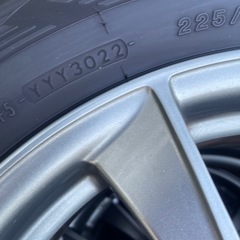 冬タイヤホイール．225/65/R17．2022年の画像