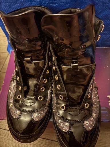 JIMMY CHOO ジミーチュウ　スニーカー　クリスタル