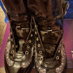 JIMMY CHOO ジミーチュウ　スニーカー　クリスタルの画像