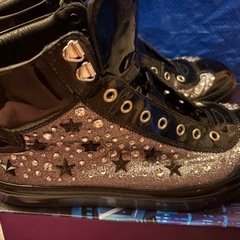 JIMMY CHOO ジミーチュウ　スニーカー　クリスタルの画像