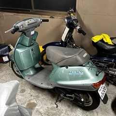 美車 Yamaha MINT ヤマハ ミント 2st 1yu 旧車 旧原付 ペリカン ジョグ の画像