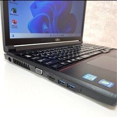 【最新OS搭載！】2025 8月分⑩ 最新Windows 11 HDD320GB メモリ4GB FMV i5(第3世代）の画像