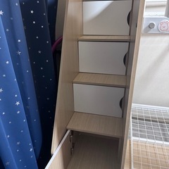 二段ベッド（マットレス付き）
　の画像