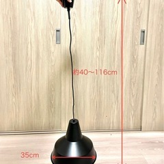 LED球も付けます！ペンダントライトの画像