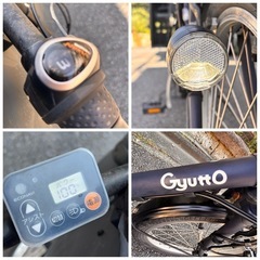 電動アシスト自転車◇Panasonic◇ギュット クルーム◇20型◇3段ギアの画像