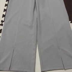 ベージュワイドパンツmysa　の画像