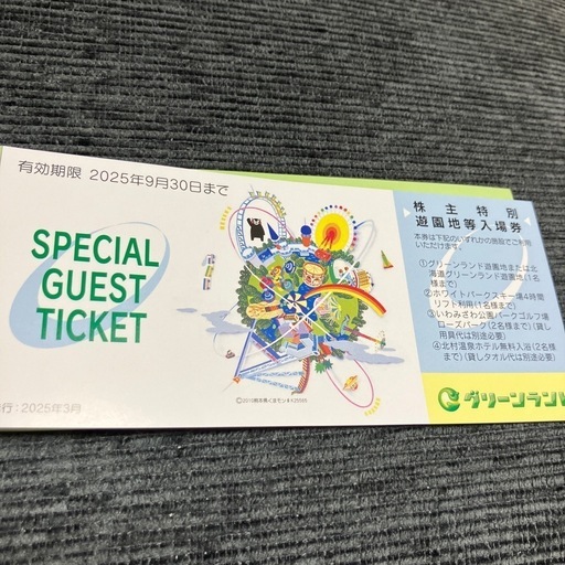 グリーンランド遊園地　入場券5枚セット 楽天市場】【ふるさと納税】 旅行 チケット 荒尾市 グリーン