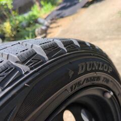 三菱アイ　DUNLOP　スタッドレスタイヤ4本セットの画像