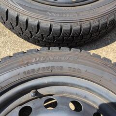 三菱アイ　DUNLOP　スタッドレスタイヤ4本セットの画像