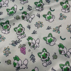 ポケモン　ニャオハ　　布　生地　　　約45×45センチ　　の画像