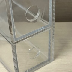無印良品 アクリル収納ケース 2つセットの画像