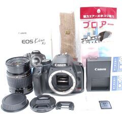 初心者歓迎 Canon Kiss X2 高画質 スマホ転送OK 大人気モデルの画像