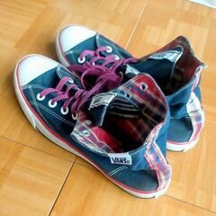  ◆vans ヴァンズ 26cm ハイカットスニーカー 中古品の画像
