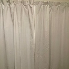 ニトリ パレット2 アラン レースカーテン 幅100×丈178 茶系（巣鴨 引き取り）の画像
