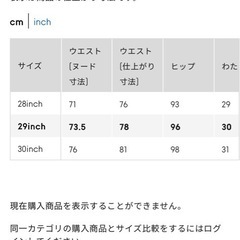 GU スキニー 29 の画像