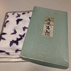 ②新品❣️紫の蝶の風呂敷（63cm四方）の画像