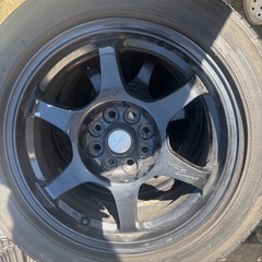 メーカー不明ホイール4穴と5穴マルチのホイールみたいです！の画像