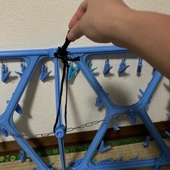 【中古】洗濯ハンガー　角ハンガーの画像