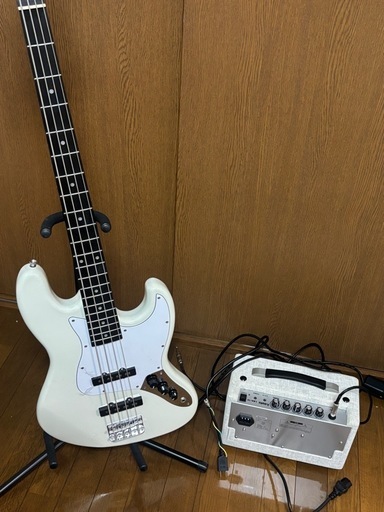 ベース＋アンプ＋ケースセット（島村楽器購入・美品）