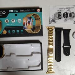 10シリーズ C9Pro 2in1 スマートウォッチ2.19インチ ゴールドの画像