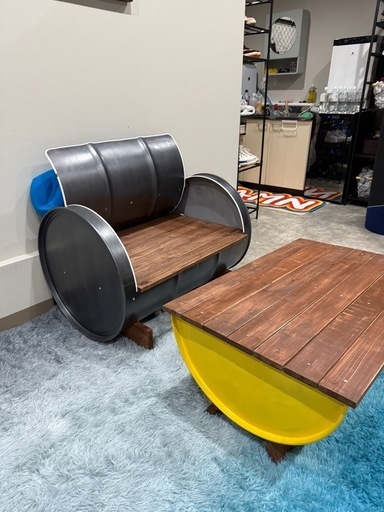 M r.peanutドラム缶テーブル ガレージ チェアセット 引き取り 61R8ccxbXVL._UF350,350_QL80_.jpg