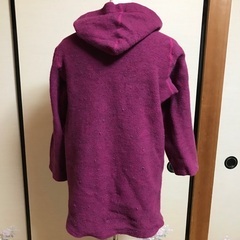 L  紫　フード　ジャケットの画像