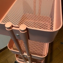 IKEA イケア　ワゴン　ロースフルト　ピンク　廃盤品の画像