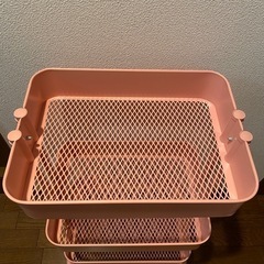 IKEA イケア　ワゴン　ロースフルト　ピンク　廃盤品の画像