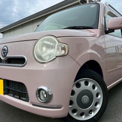 Bluetoothナビ付き☆月々9千円〜分割可‼️☆人気☆ミラココア プラスX ☆人気のピンク☆車検2年付き！【名義変更代込み】Bluetoothナビ付き☆走行中DVD見れます☆圧迫感無くおしゃれな内装☆ドライブレコーダー付き☆事故修復歴無し☆カワイイホイールカバー♡そのまま乗って帰れます‼️の画像