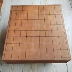 美品 木製の丸脚付き 将棋盤  の画像