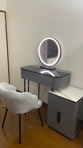 化粧台ミラー付きドレッサー