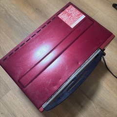 象印 ZOJIRUSHI オーブントースター こんがり倶楽部 メタリックレッド ET-WM22-RMの画像