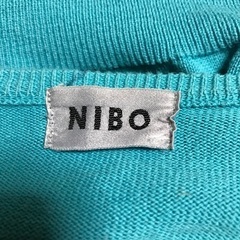 NIBO ターコイズ　カーディガン　の画像