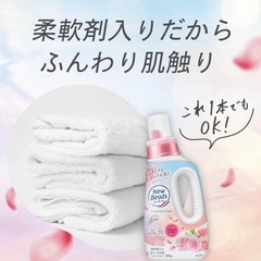 ニュービーズ 柔軟剤入り洗剤　ローズ＆マグノリア 本体の画像
