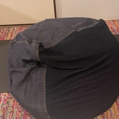 無印ビーズクッションの画像