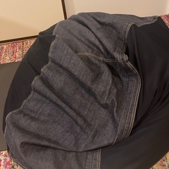 無印ビーズクッションの画像