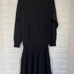 ROPÉ PICNIC ブラックニットワンピース サイズ40 美品の画像