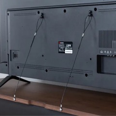テレビ転倒防止ワイヤーの画像