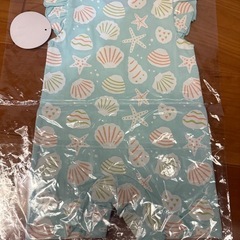 ロンパース・カバーオール 70 ピンクと水色2枚の画像