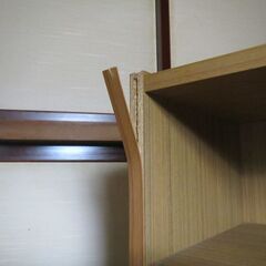 フリーラック・カラーボックス　9段～3段　茶色　高さ180×幅47×奥行30cm　清掃・クリーニングしていません。　　の画像
