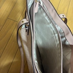 MICHAEL KORS マイケルコース　ピンクホワイト トートバッグ の画像