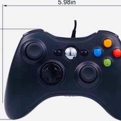 USB 有線ゲームコントローラーWin 7/8/10/11PC Xbox 360の画像