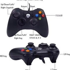 USB 有線ゲームコントローラーWin 7/8/10/11PC Xbox 360の画像