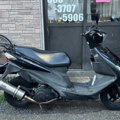 アドレスv125s カスタムマフラー　実動書類鍵有の画像
