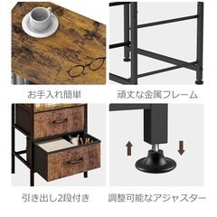 リビングテーブル　収納付きの画像