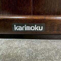 『karimoku』カリモク ローチェア ダイニングチェア 座椅子 食卓チェア リビングチェア チェア 椅子 イス 2脚セット RWcha95の画像