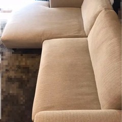 3人掛け　カウチソファ　無印良品
の画像