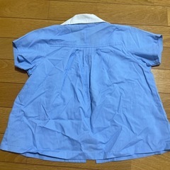 半袖　スモック　水色の画像